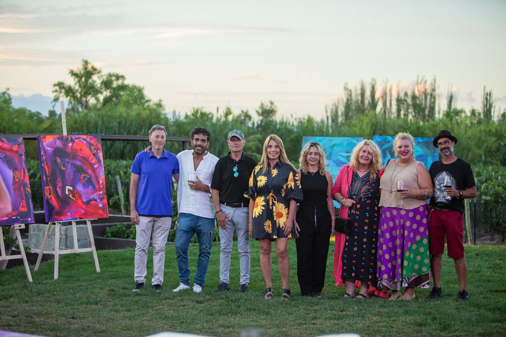 Artistas protagonistas_ Sandra persia con sus invitados y cocreadores.