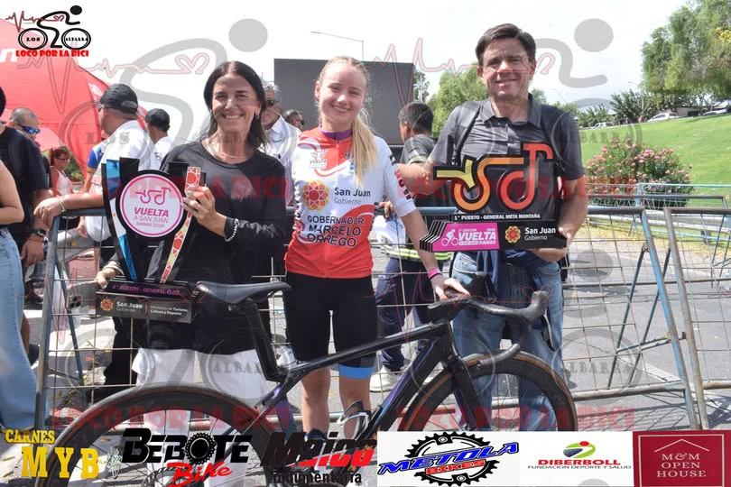 Delfina Dibella, ciclista sanjuanina