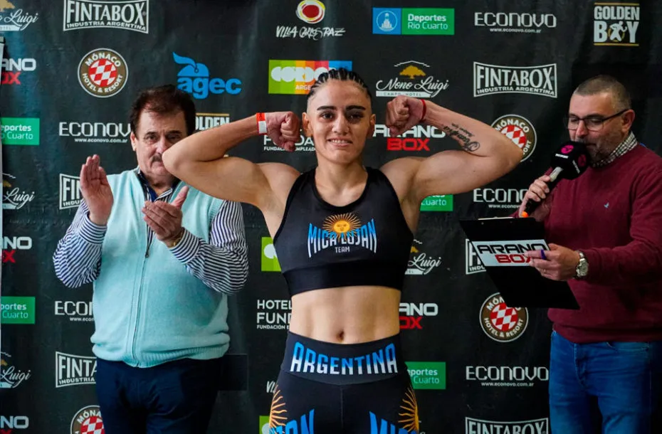 Boxeo, Micaela Luján, sueño mundialista