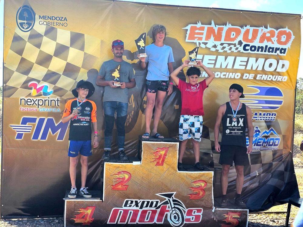 Enduro, podio 1ra fecha