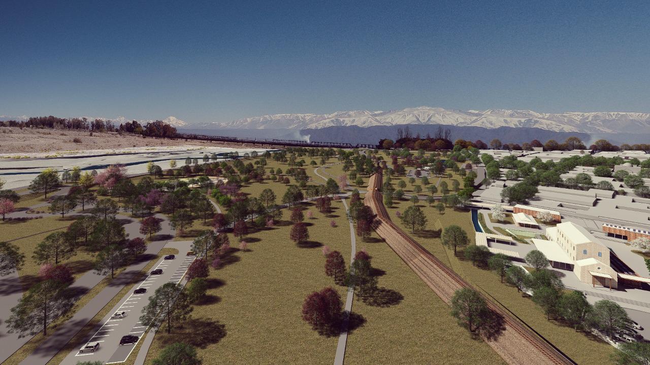 Render Parque de la Ribera