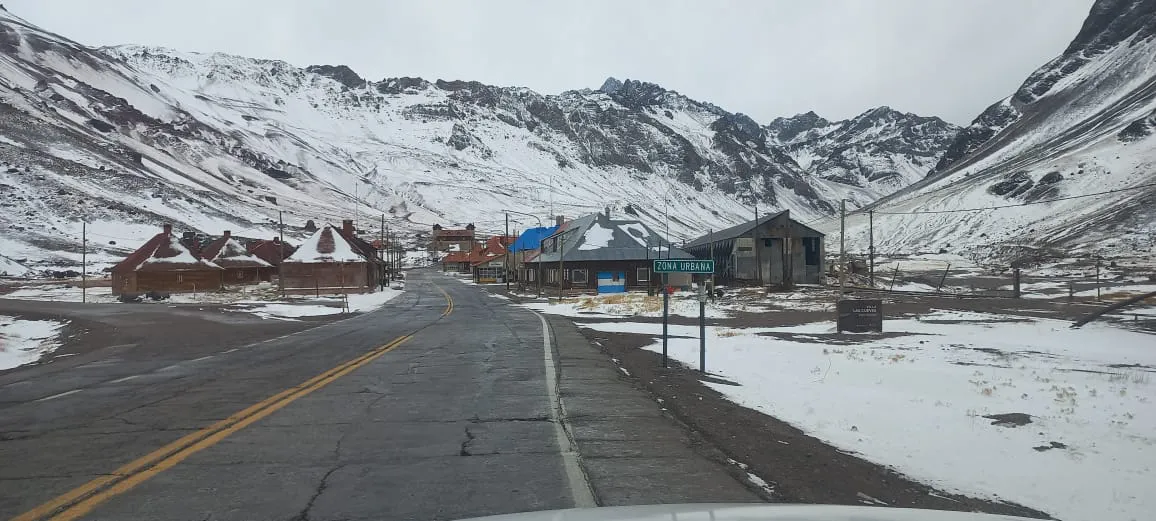 Nevadas en Uspallata