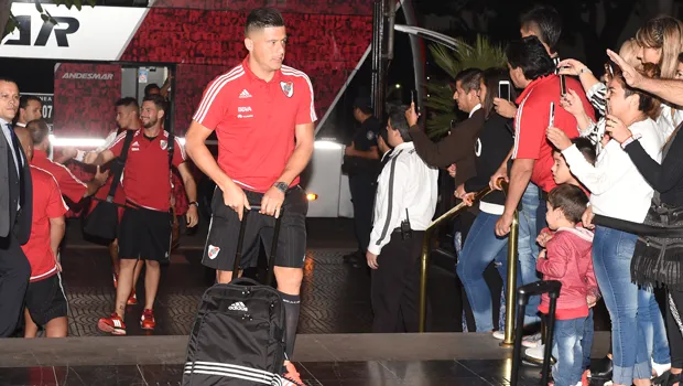 River Plate, recibimiento en Mendoza
