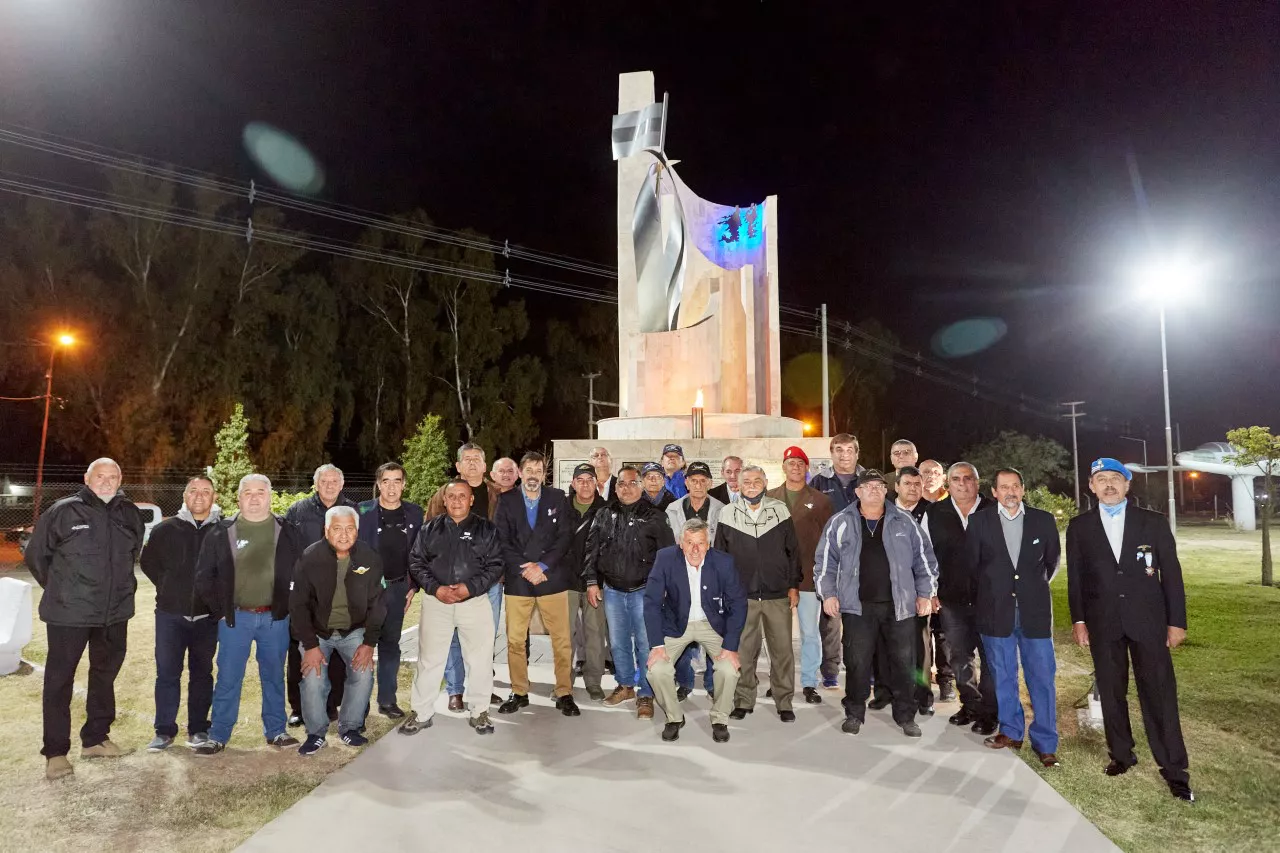 Las Heras, Homenaje a caídos en Malvinas
