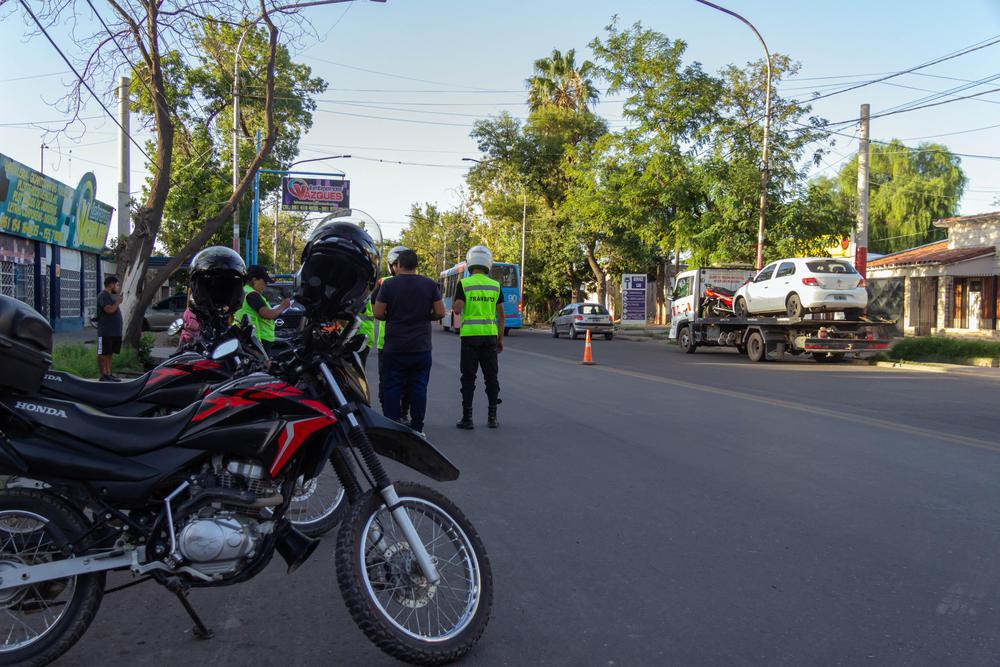 Las Heras, operativos seguridad vial
