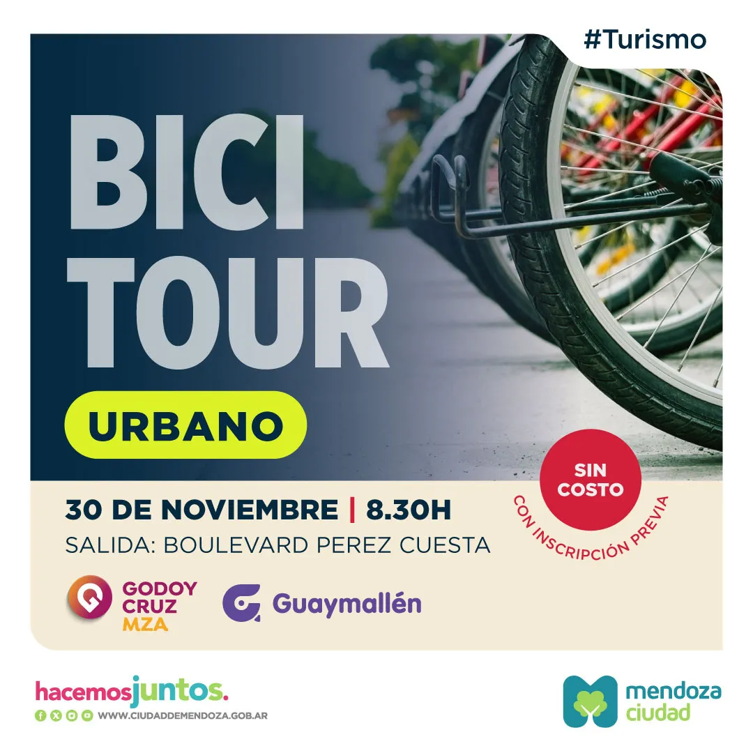 Bicitour Urbano Mendoza