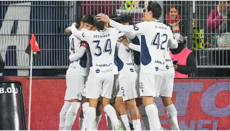 Copa Argentina, festejo azul