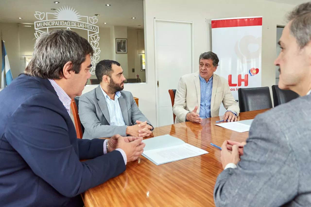 Las Heras, firma de convenio con ATM