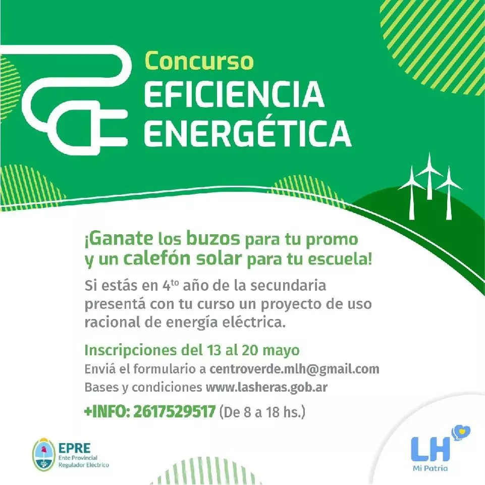 Las Heras, Concurso eficiencia energètica