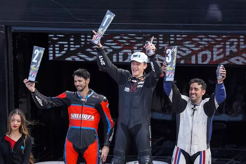 Motos, Franco Pandolfino, podio para el mendocino