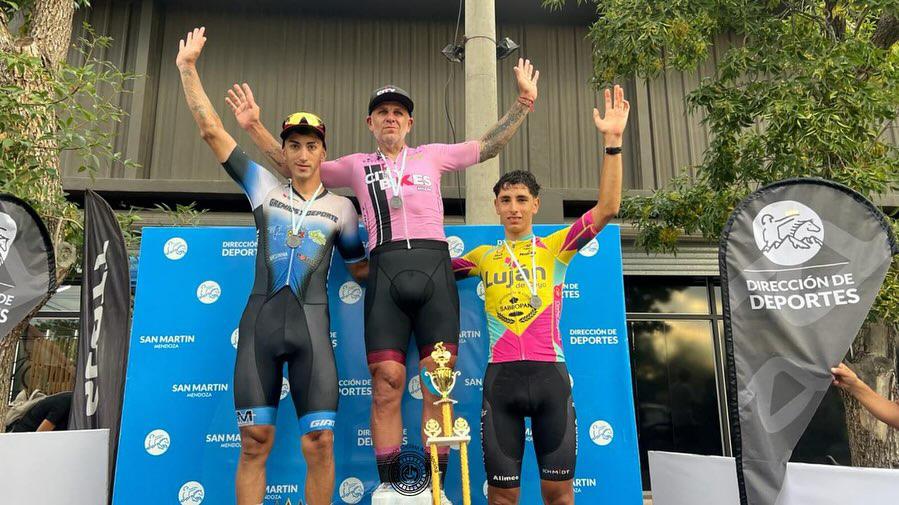 Ciclismo, Podio 1ra etapa, Vuelta del Este