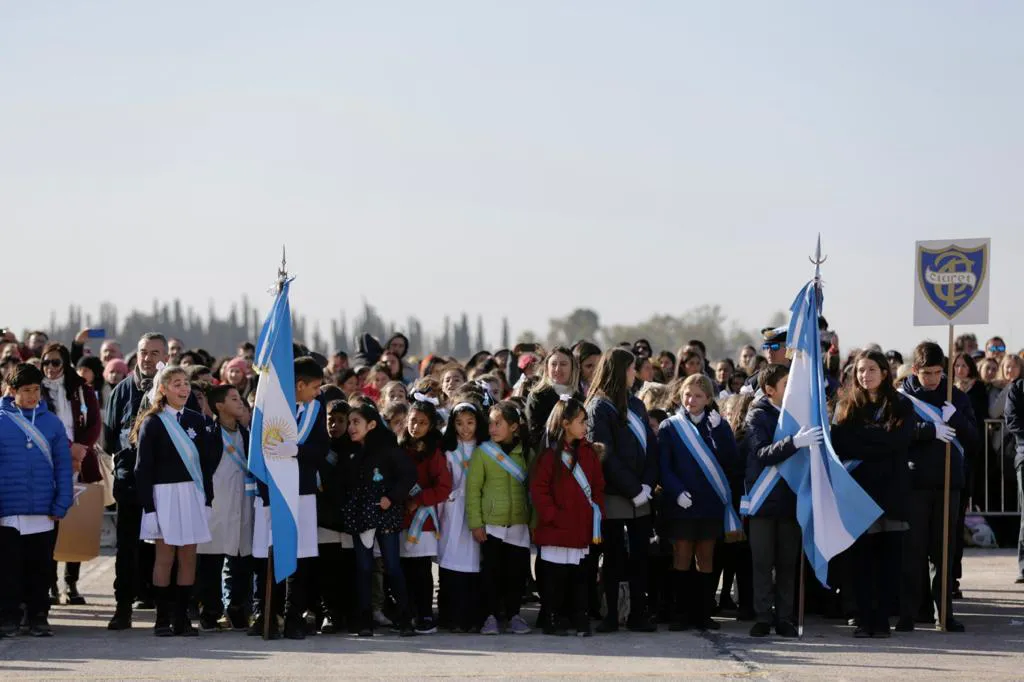 Las Heras, Lealtad a la Bandera