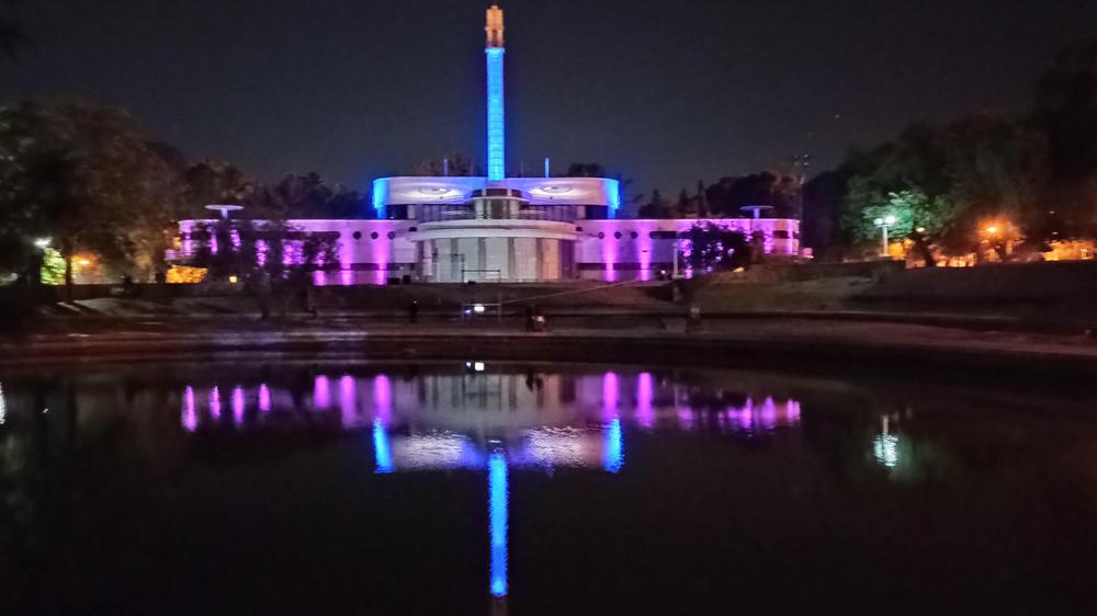 Museo Moyano iluminado