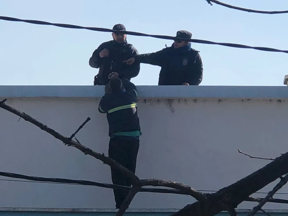 delincuente detenido