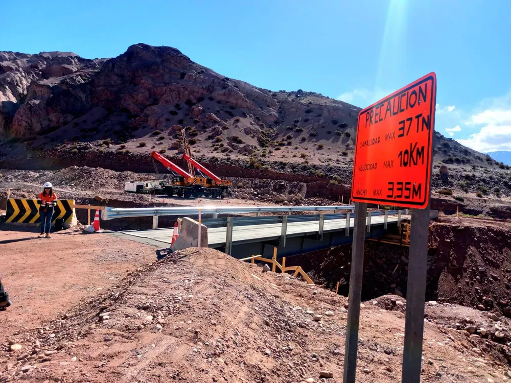 puente provisorio rio los patos