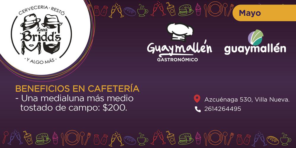 Azcuénaga gastronómico-BRIDDS CAFETERÍA (mayo)