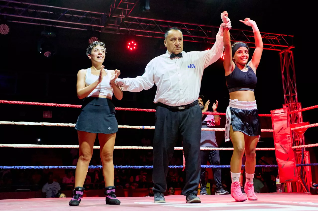 Las Heras, la solidaridad del boxeo ganó por KO