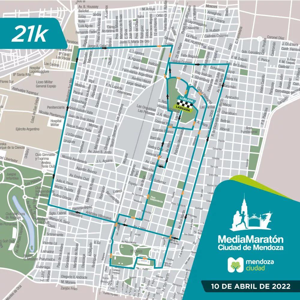 Media maratón, las calles que estarán cortadas