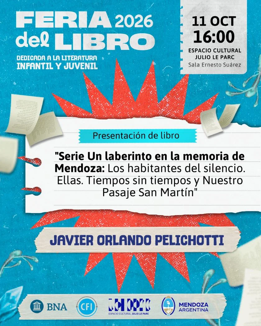 Orlando Pelichotti flyer feria del libro