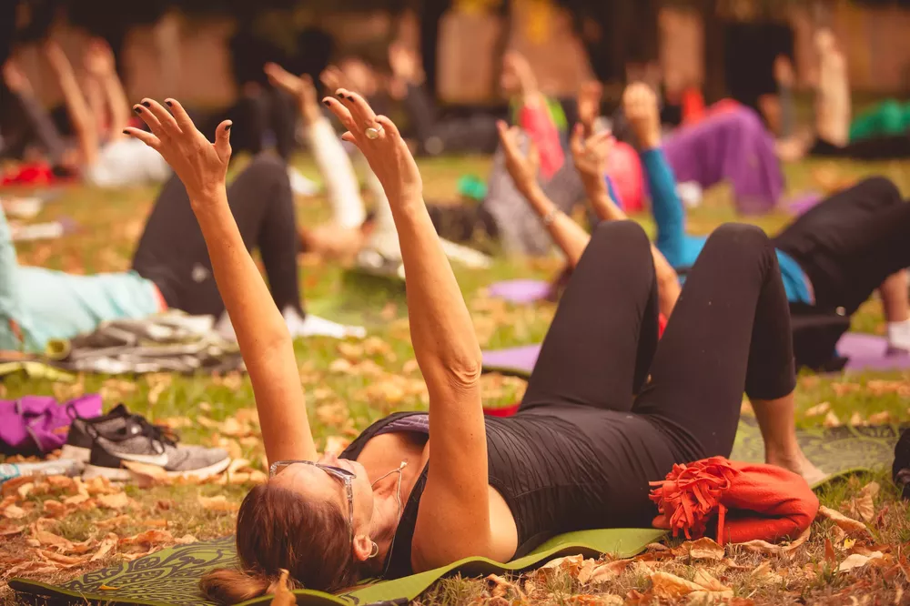 IMG_2146 - Yoga por los Caminos del Vino en Club de Campo Maipú