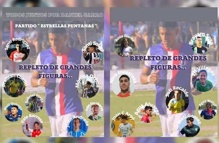 Estrellas puntanas, partido por Daniel Garro