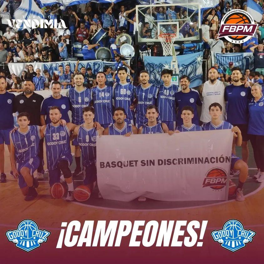 Basquet, Godoy Cruz Campeón del Vendimia