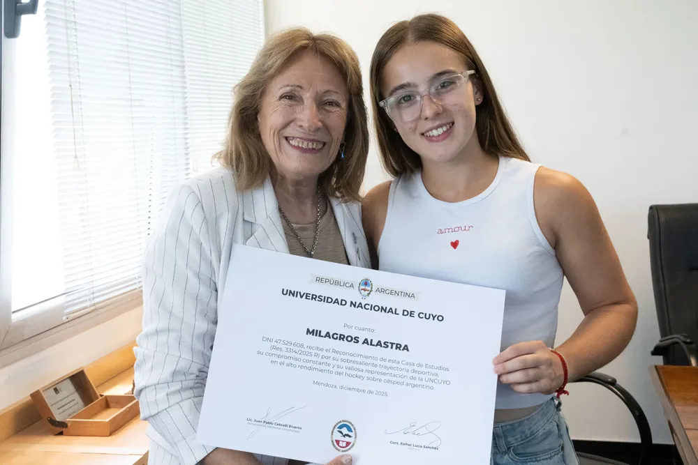 Milagros Alastra, atleta de UNCuyo