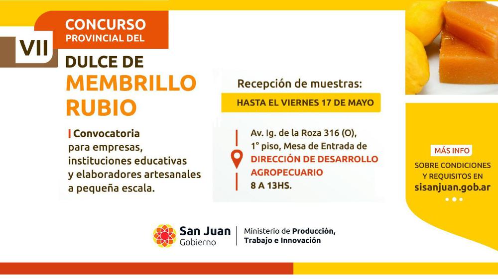 flyer dulce de membrillo