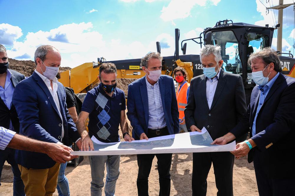 Katopodis y Rodríguez Saá pusieron en marcha la construcción de la Circunvalación de San Luis