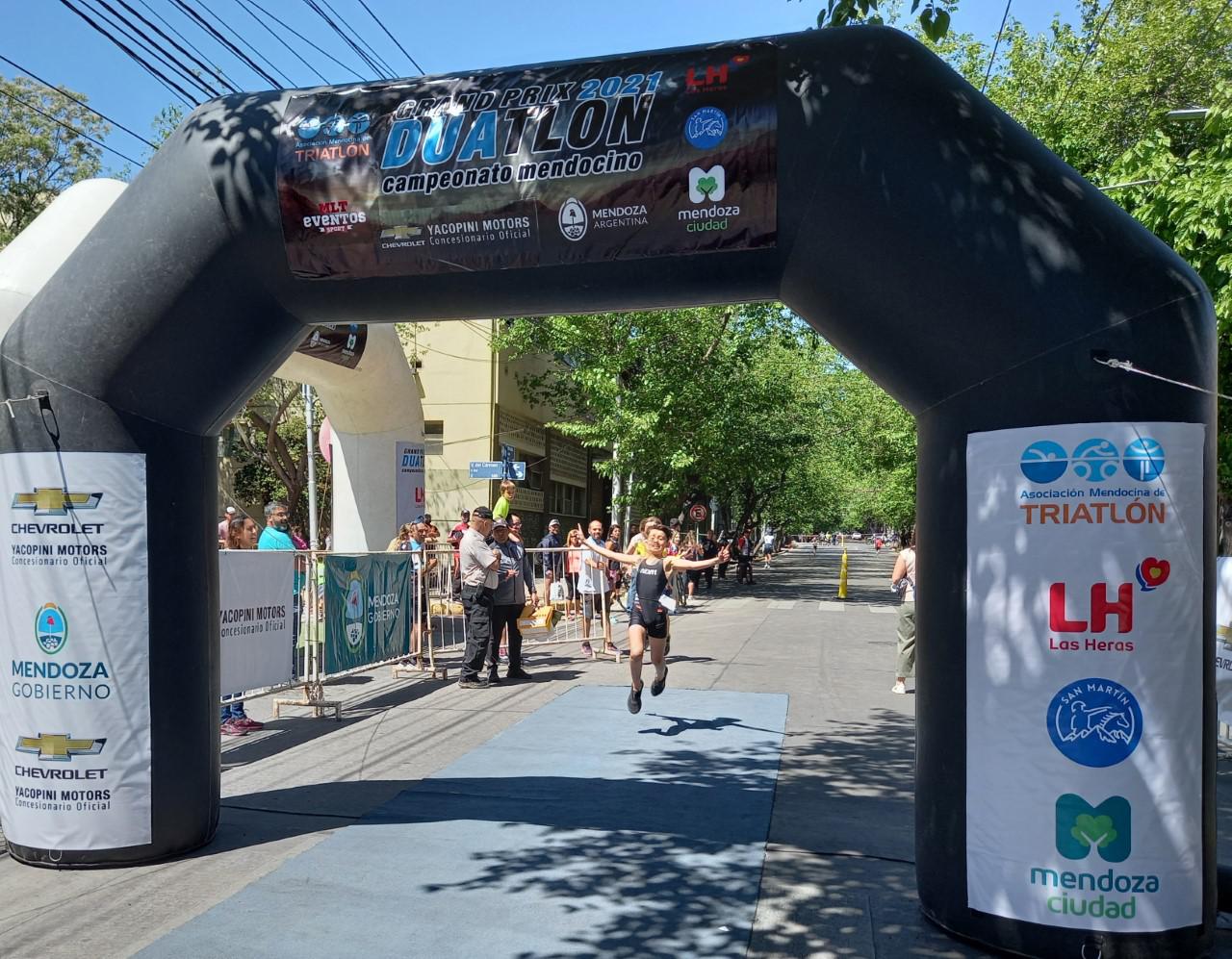 Duatlón, Ciudad, llegada