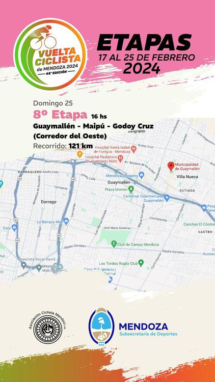 Vuelta 2024, ubicación largada últma etapa