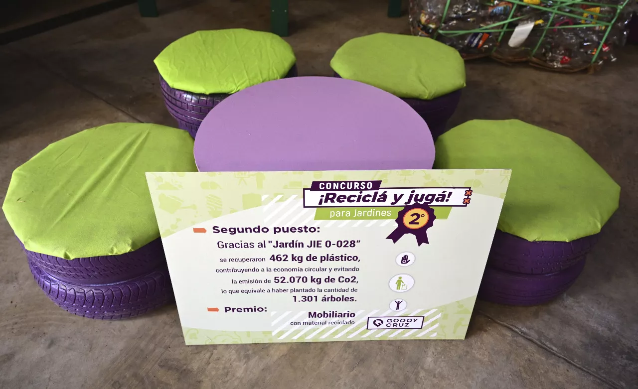 mobiliario urbano para jardin godoy cruz