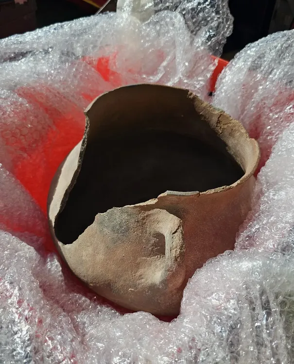 hallazgo arqueologico - Glencore Calingasta