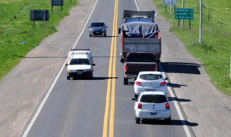 ruta autos adelantarse