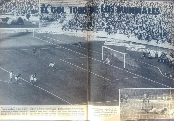 Mundialistas, el gol número 1000