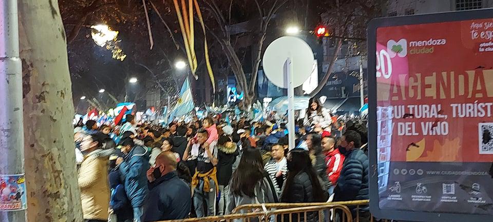 Copa Amèrica, Argentina Campeòn, Mendoza festeja