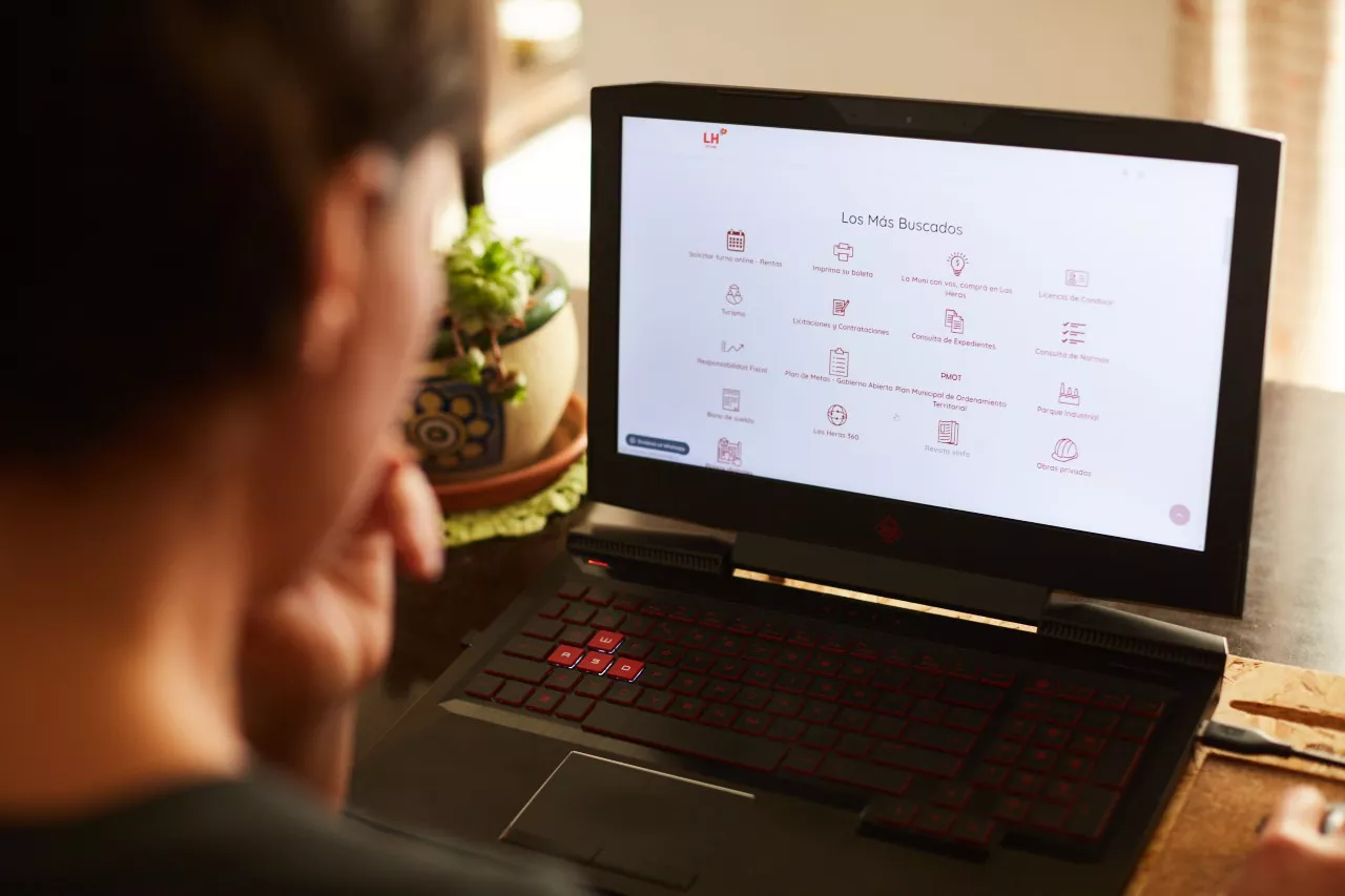 Las Heras, digilitalización de los servicios