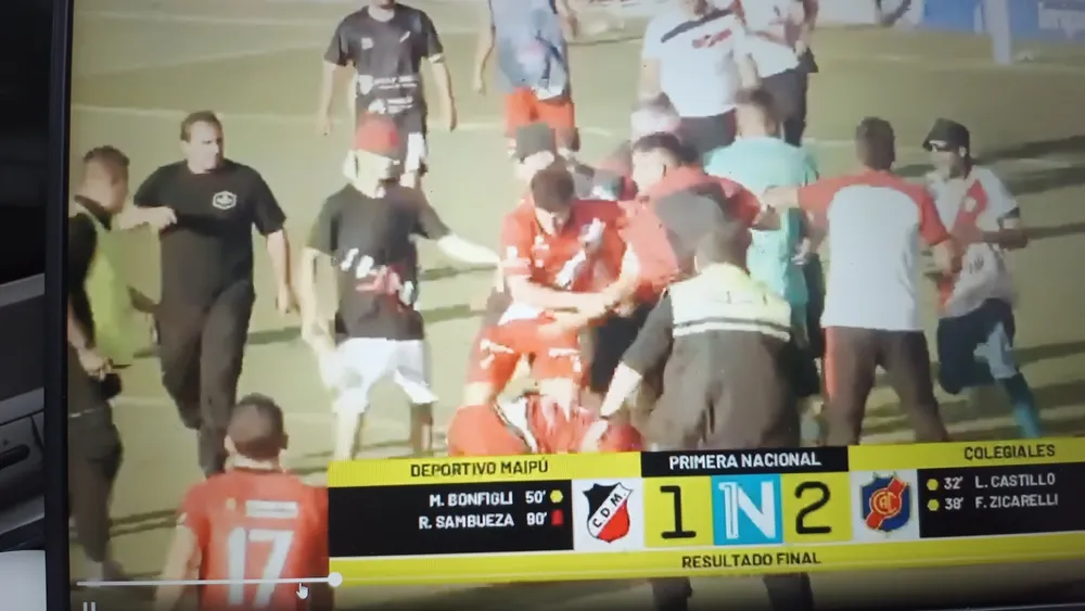 Deportivo Maipú, incidentes