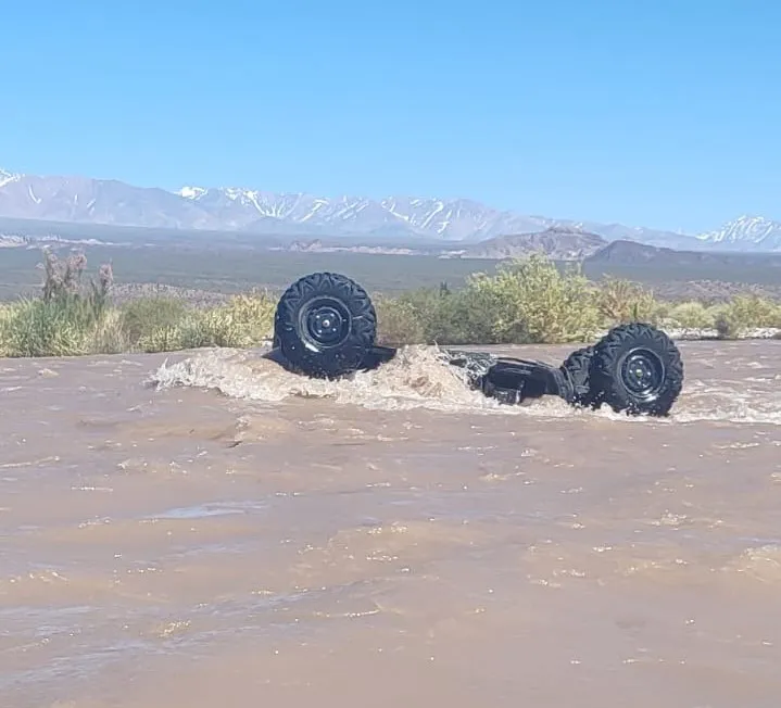 ATV arrastrado los patos