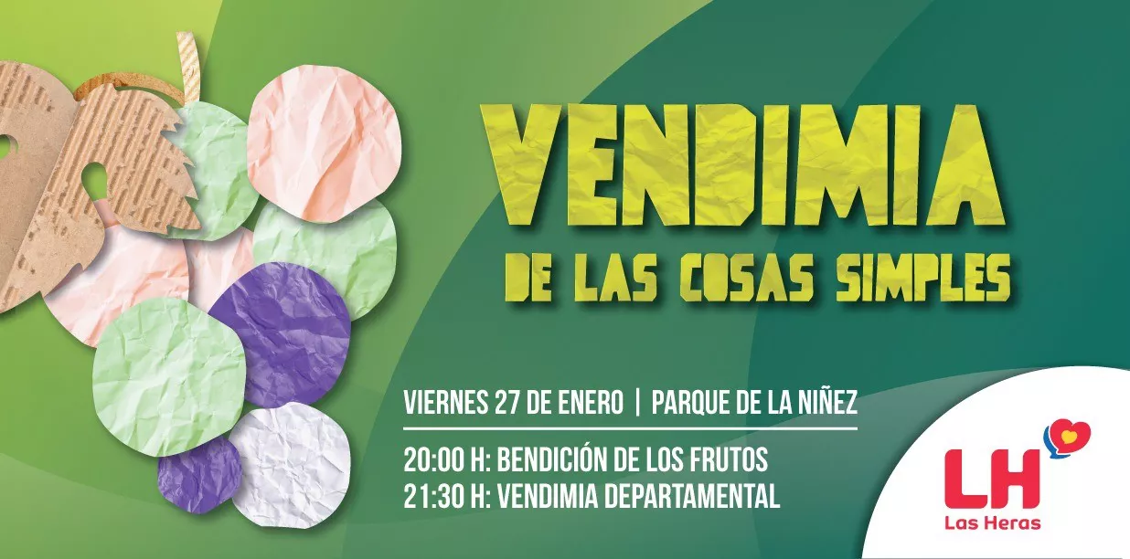 Las Heras, afiche fiesta vendimial