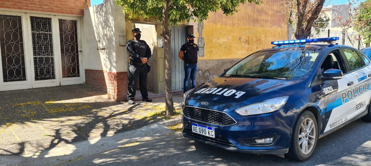 Procedimiento policia federal San Luis
