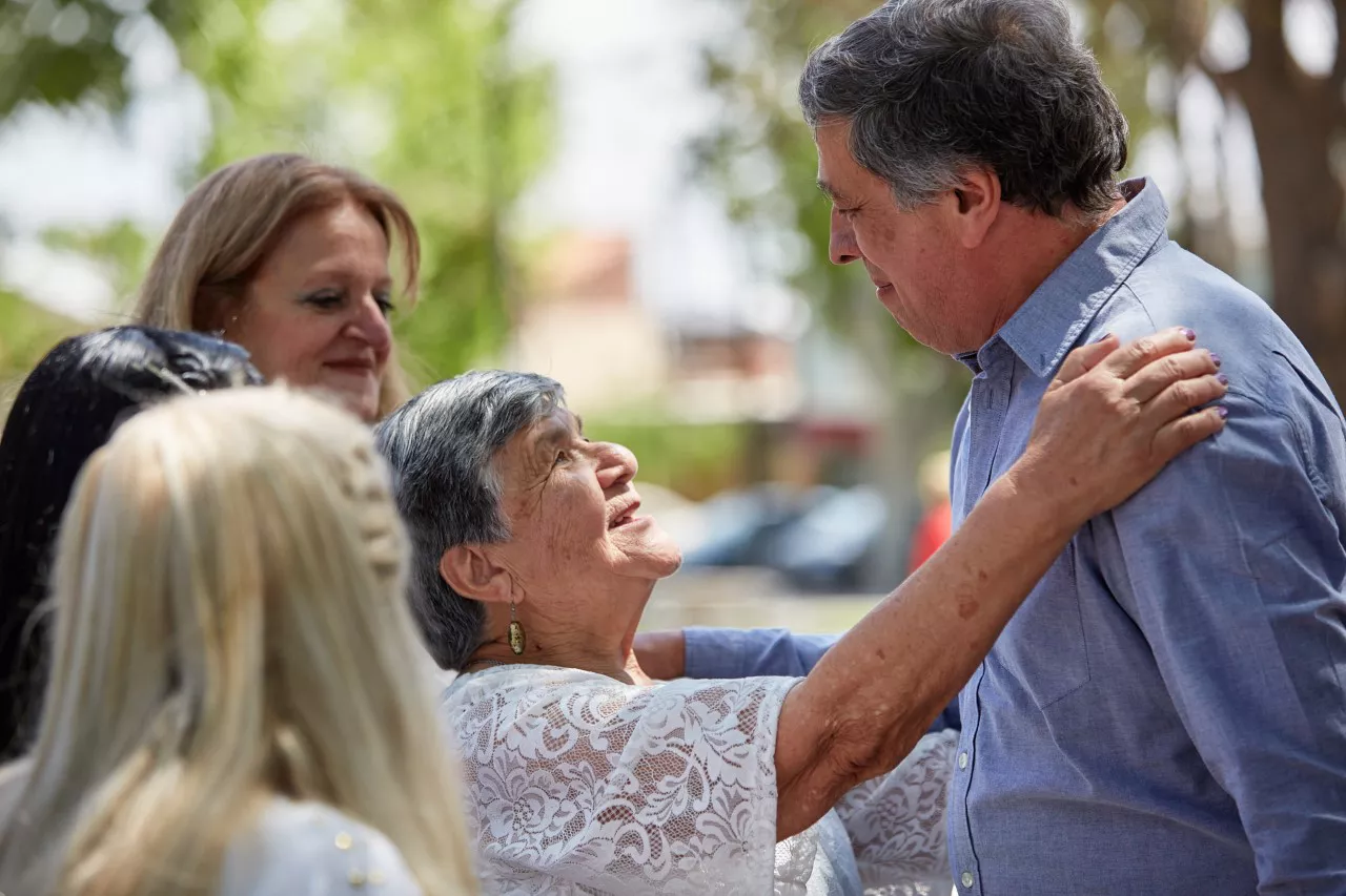 Las Heras, eleccion reina adultos, baile social