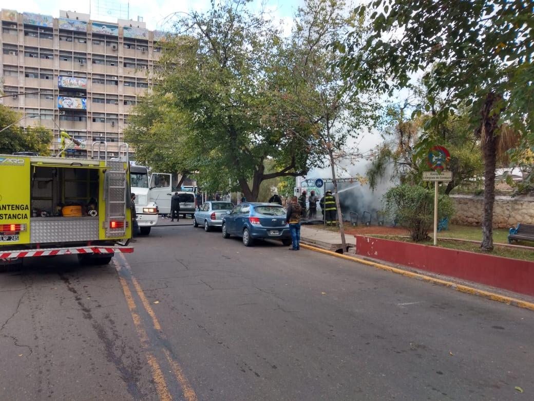Incendio En La Bici Mendoza Foto Prensa Municipalidad de Mendoza