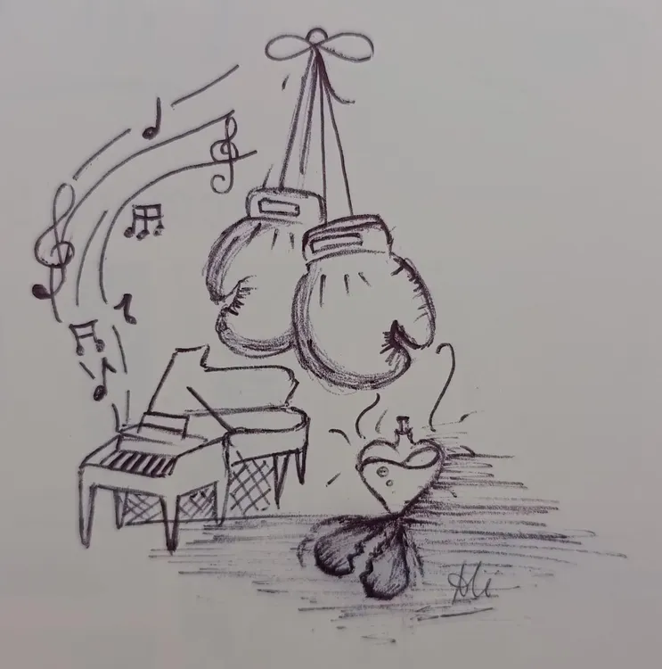 Dibujo El bajón de ser contemporáneo de un distinto