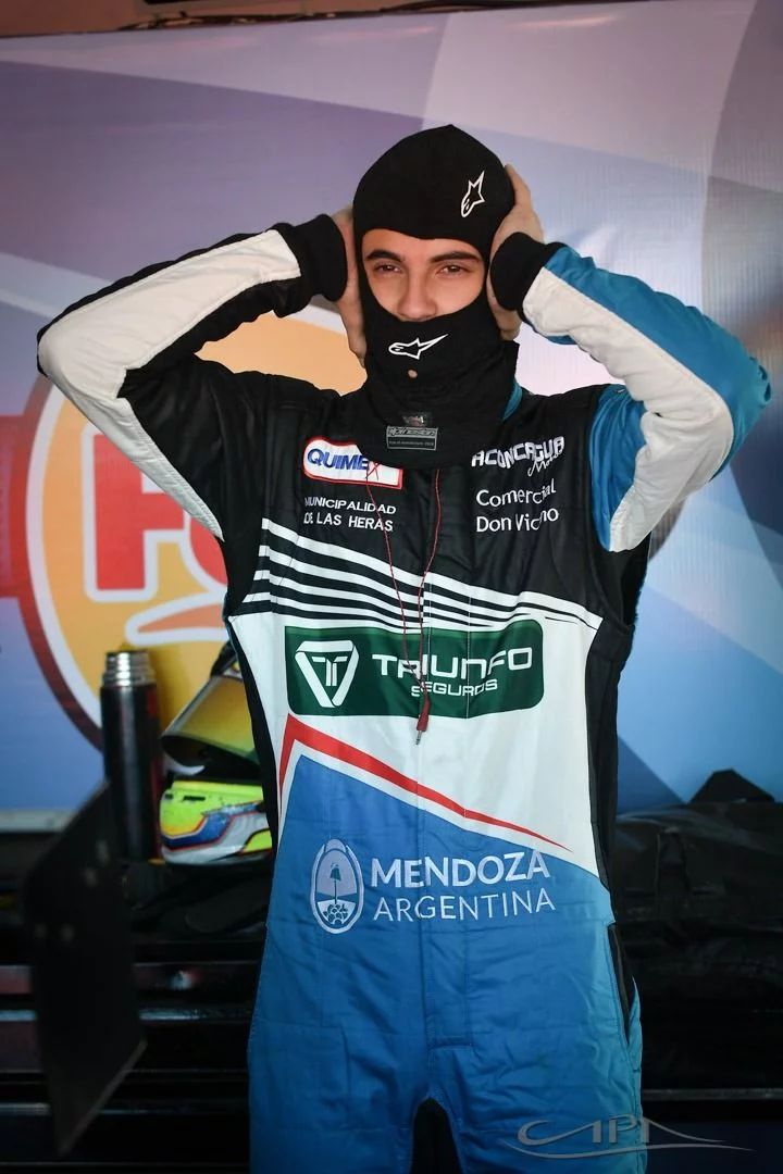 Lucas Vicino, piloto mendocino