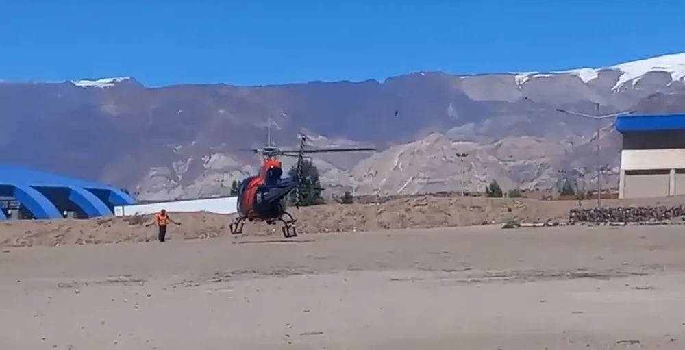 helicoptero patrulla de rescate