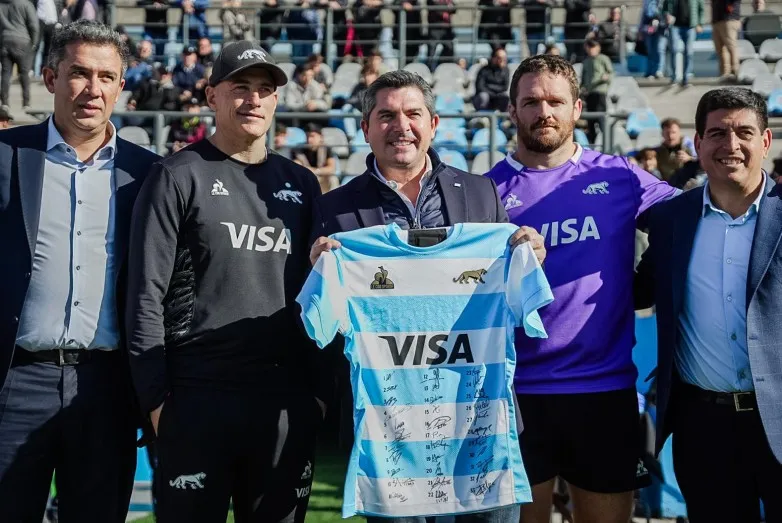 Rugby, San Juan, Goberndor visitó a los Pumas