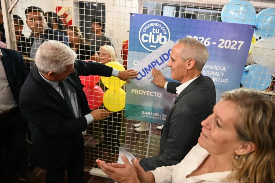San Luis, Creciendo con tu club, Gobernador Claudio Poggi