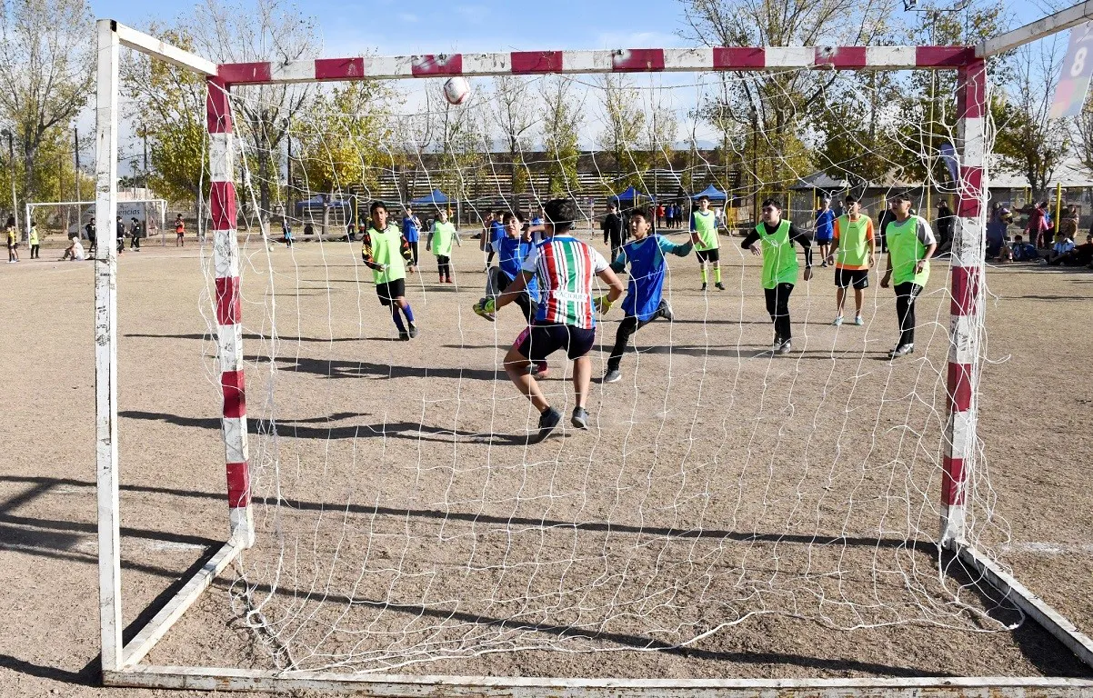 Futbol infantil, encuentro en Guaymallén