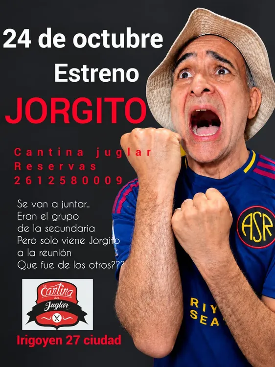 Flyer estreno JORGITO Daniel Quiroga